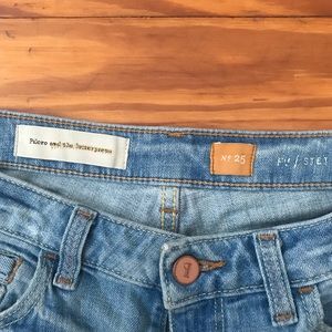 Pilcro (Anthropologie) Jean Cutoff Shorts